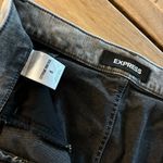 EXPRESS Gray Acid Washed Zip Up Denim Skirt 6 Photo 5