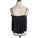 Madewell  Womens Blouse Sz Medium Micropleat Tank Top Gothic Chic Grunge Bohemian Photo 3