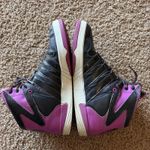 Adidas  Originals Court G98571 Purple/Black High Top Retro Sneaker Shoe Women 8.5 Photo 3