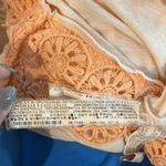 ZARA  Trafaluc coral top‎ with lace, M Photo 3