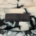 Kendall + Kylie Women’s Salt & Pepper Tie-Dye Lace Up Sweatshirt M Photo 10