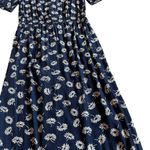 Fat Face Francis Daisy Midi Dress Navy White Floral Button Size 2 Women's NWT Blue Photo 8
