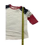 Maurice's White 3/4 Sleeve Independence Day Shirt Size L NWT | 42-44 Photo 4