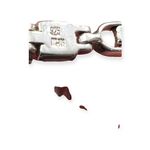 Real sterling silver and turquoise square link bracelet, like new Photo 3