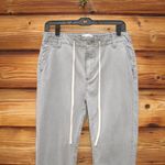 Paige Christy Vintage Grey Haze Drawstring Cuffed Pant Photo 5
