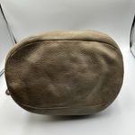 Brighton Vntg Rare  Gold Buckle Leather Hobo Handbag Purse Photo 7