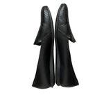 Ecco  Leather Loafers Flats Slip On Shoes Women’s Size 40 Black Snake Embossed Photo 5