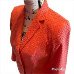 Talbots Blazer Jacket Pink Watermelon Salmon Pink Orange Size 2 Workwear Photo 1