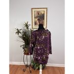 Multiples  Women Top PXL 3/4 Sleeve Pullover Boho Tropical Vacation Resort Y2K Photo 4