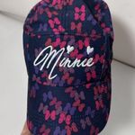 Disney Parks WOMENS 5-Panel Hat Minnie Mouse Bows All Over Print Embroidered Cap Photo 0