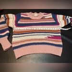 Altar'd State Multicolor Striped Sweater size Small Photo 9
