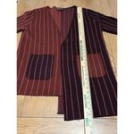 Kerisma Women M/L Open Front Red Wool Acrylic Blend Sweater Artsy Hi Low Cut Art Size undefined Photo 3