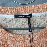 Koral Women's  Valor Sweater Knit Crop Top in tango Photo 5