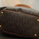 Michael Kors SIGNATURE bucket LOGO TOTE with drawstring tassels MK SHOULDERBAG Brown Photo 6