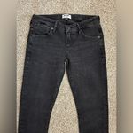 AGOLDE Chloe Low Rise Slim Jean Sz 25 Chelsea Washed Black Photo 3