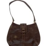 Fossil  Brown Leather Shoulder Bag Photo 0