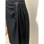 DKNY #1 Women's Black Wool Blend Skirt with Satin Accent by , Sz: 12 Photo 2