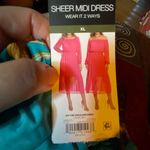 NWT Sofia Jeans size XL boho peasant tiered styled dress. Blue Photo 8