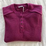 Urban Outfitters Out From Under Mel Cozy Crop Pieced Henley Sweater Top Medium Photo 7