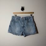 frame denim FRAME Women’s Le Super High Rise Denim Shorts in Rhode Blue Size 27 Photo 3