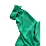 The Limited  Teal green 3/4Sleeve Tie Cuffs Shift Sheath blouse size M Photo 7