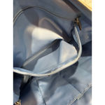 Coach  Poppy Glam Signature Metallic Tote Bag Silver 14489 FLAW Photo 3