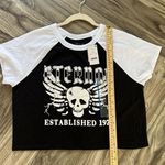 Zoe & Liv  Women's Eternal Est 1977 Cropped T-Shirt Size L Photo 5