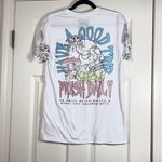 Fresh Laundry Men’s “Have A Good Trip” Mushroom Shrooms Graphic Tee Size Medium White Photo 1