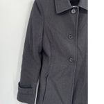 Lauren Ralph Lauren Military Crepe Charcoal Button Front Car Coat Size XS NWT Gray Photo 2