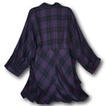 Philosophy Women Blue / Black / Red Plaid Rayon Loose Fit Blouse / Shirt 3X Photo 2