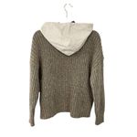 Aerie NWT OFFLINE Women's XS Textured Knit Hoodie Sweater Pullover Oatmeal Marl Photo 2
