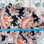 ZARA Oriental Dress Mock Neck Asian Print Photo 6