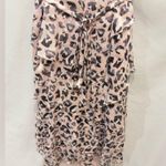 Hutch  Elsa Pink Black Animal Print Ruffle High-Low Wrap Dress size Large $395 Photo 6