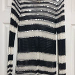 Chico's Chico’s open‎ knit sequin pullover top swim cover up size Chico’s 2 or Large 12 Photo 0