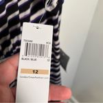 London Times Techno Stripe Jersey Sheath Dress Photo 12