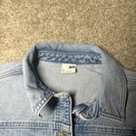 SO Women’s / Junior’s Cropped Denim Shirt Blue Size M Photo 5