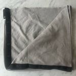 Lululemon  Vinyasa Scarf Grey Stripe and Solid Black Photo 1