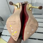 Chase and Chloe  Napa Croc Gold Trim Boots Size 5.5 NWOT Photo 6