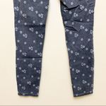 Free People  Floral Print Skinny Ankle Jeans Size 25 Photo 6