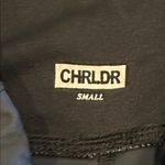 CHRLDR Black Leggings with Grey & White Ombre Star Design Size Small Photo 3