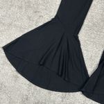 Walter Baker  Pants Womens Medium Black Fluted Bell Bottom Flare Pull On Stretch Photo 1