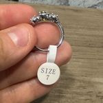 EUC Ring Set Yellow & Blue Stone 925 Sterling Silver Size 7 & 8 Photo 11