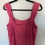 Banana Republic Linen Blend Tank Top Camp Pink Size Large NEW Photo 5