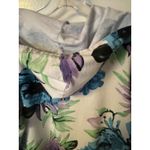 Quacker Factory  Floral Printed Jacket Size 1X Purple/Blue with rhinestones Photo 13