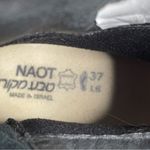 Naot Oyster Black Suede Leather‎ Comfort Comfy Walking Zip Boots Size 37 US 6 Photo 9