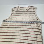 The Great . Cream Striped Sleeveless Maci Dress 100% Cotton Women SZ 2 *TINY FLAW Photo 7