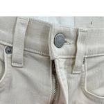 Veronica Beard Carson Jeans Ankle Flare High Rise Ecru Ivory Size 26 US 2 Photo 5