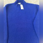 🌼royal blue cashmere blend sweater NWT Size XS Photo 3