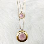 Francesca's  Purple Geode Layered Necklace Photo 0