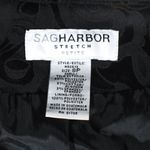 Vintage 1990s Y2K Filigree Tapestry Like Black Blazer Jacket 8P Photo 9